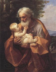 Guido Reni Joseph with the christ child in His Arms (san 05) Spain oil painting art
